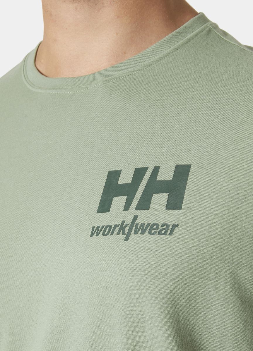 T-Shirt Logo in Jade, Gr. 4XL von Helly Hansen Workwear