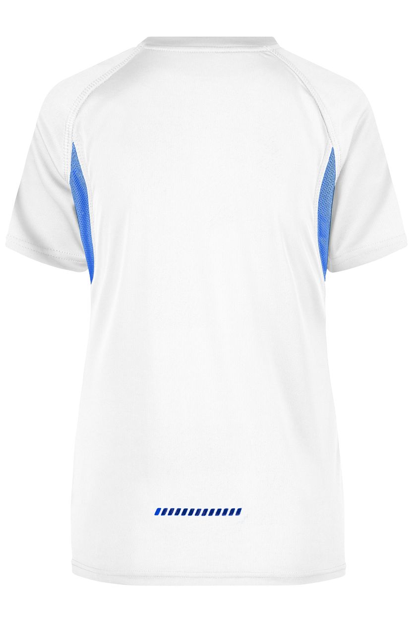 Ladies' Running-T "JN316" in White/Royal, Größe 2XL - Daiber
