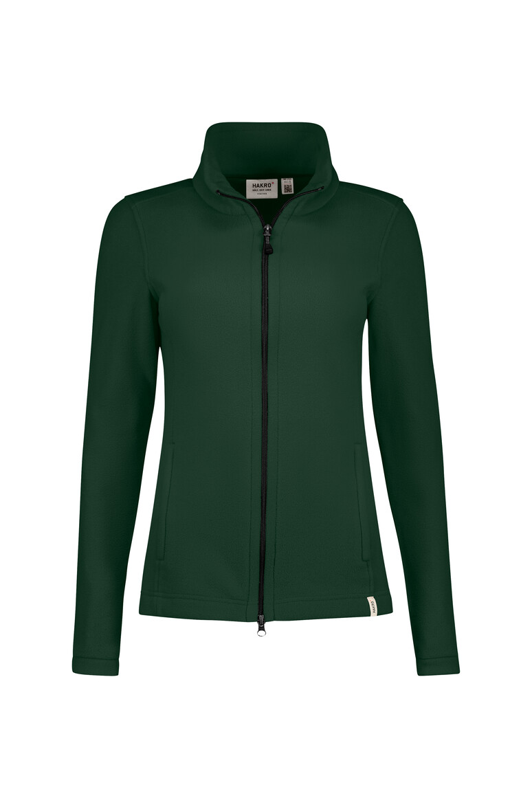 HAKRO 246 Damen Fleecejacke ECO GRS in Tanne, Größe 6XL