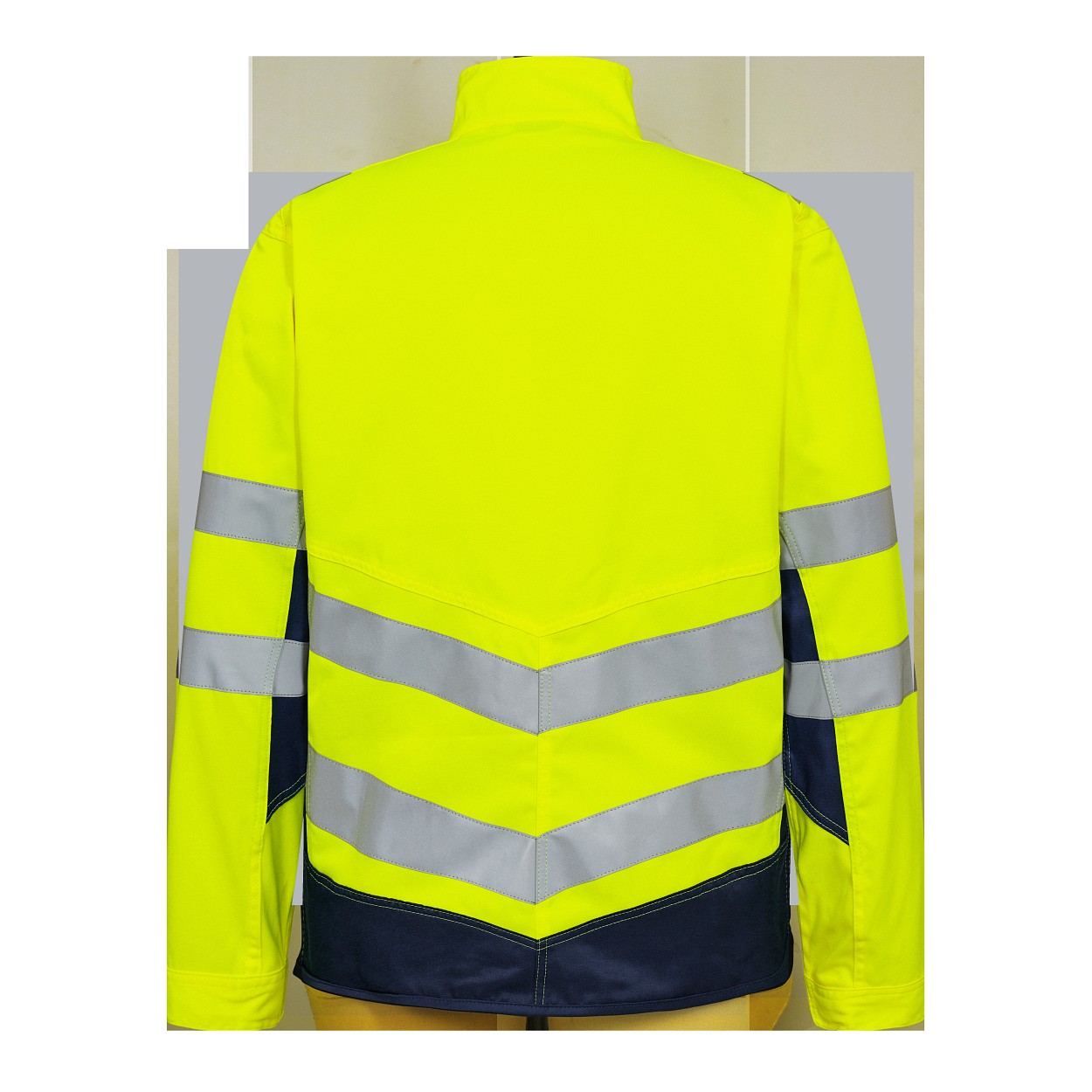 ENGEL Safety Light Arbeitsjacke in Gelb/Blue Ink, Größe XS