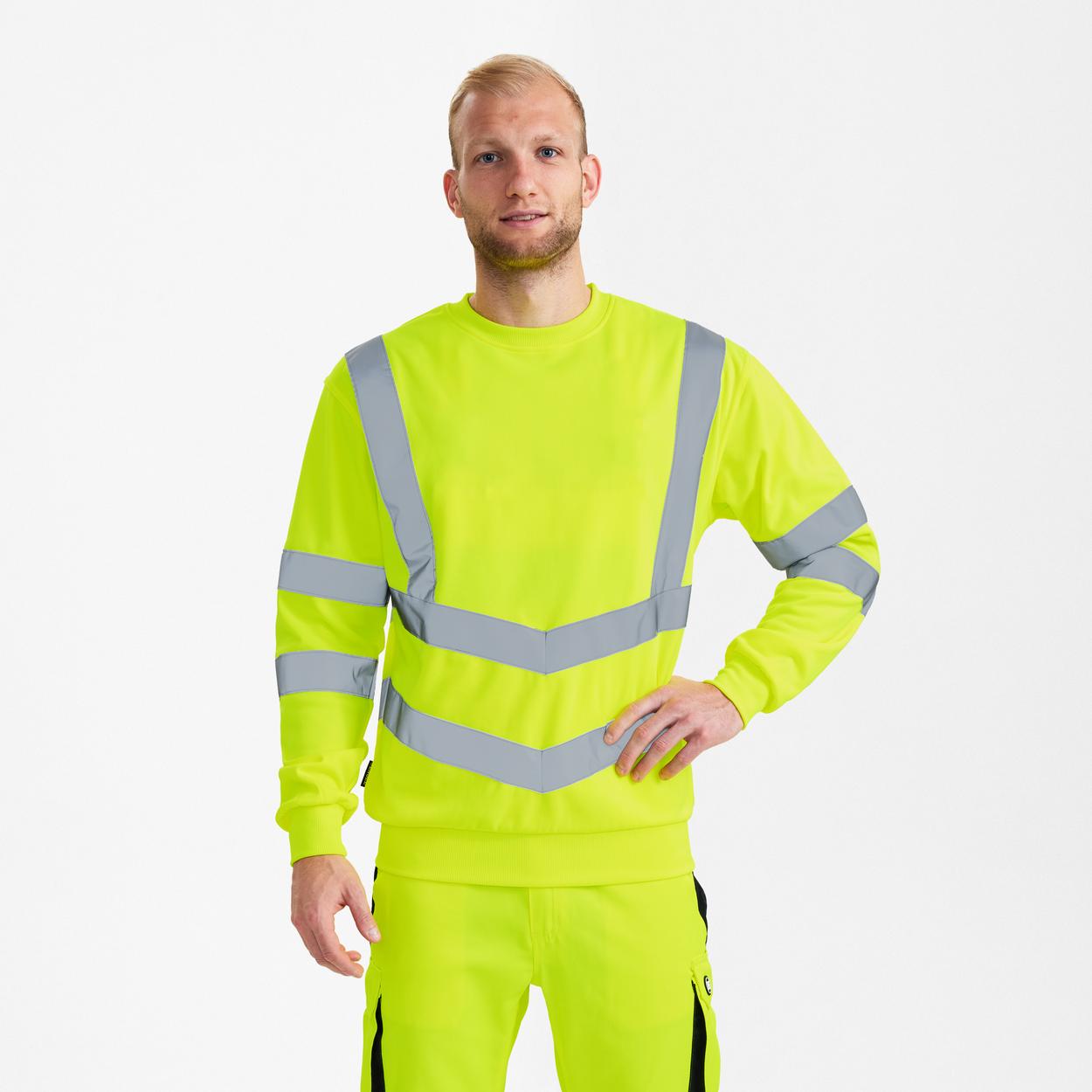 ENGEL Safety Sweatshirt in Gelb, Größe XS