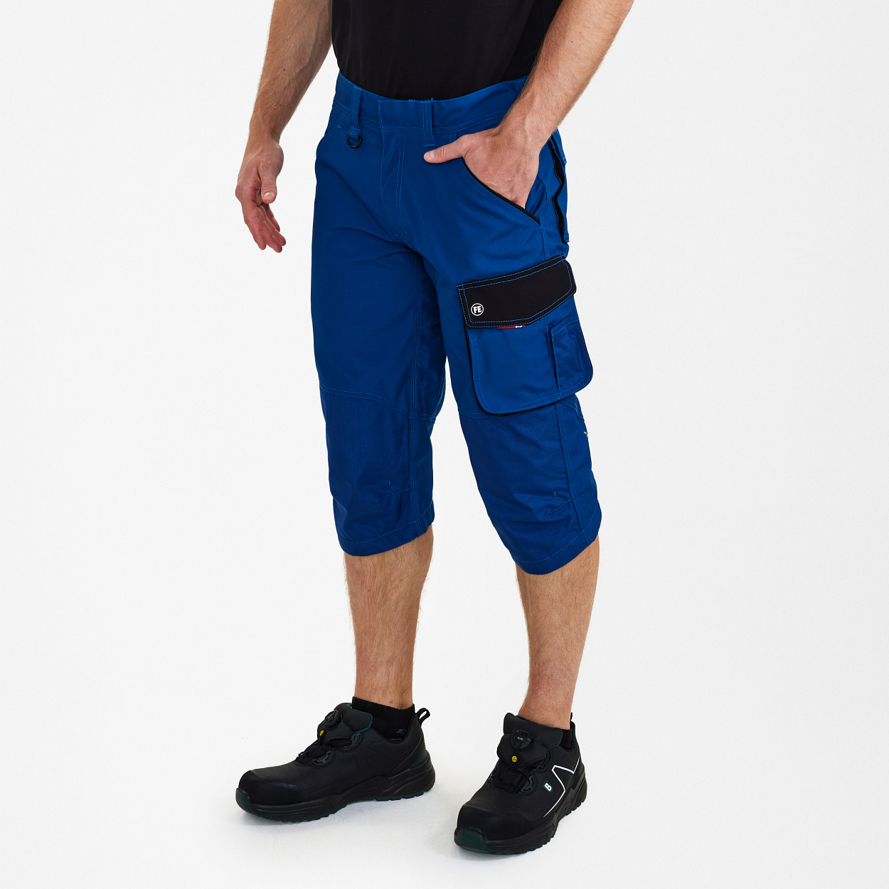 ENGEL Galaxy 3/4-Hose in Surfer Blue/Schwarz, Größe 54