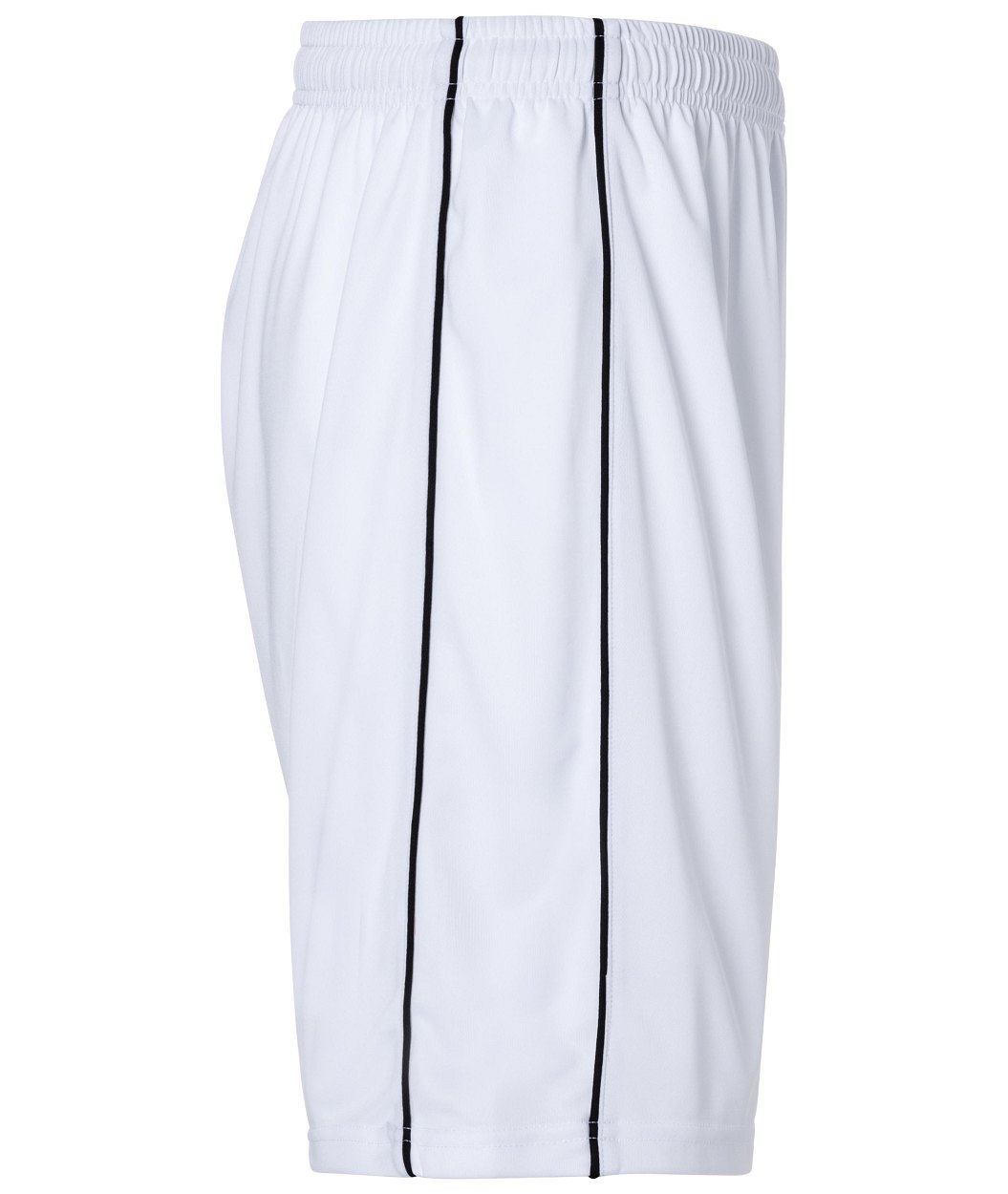 Basic Team Shorts "JN387" in White/Black, Größe 2XL - Daiber