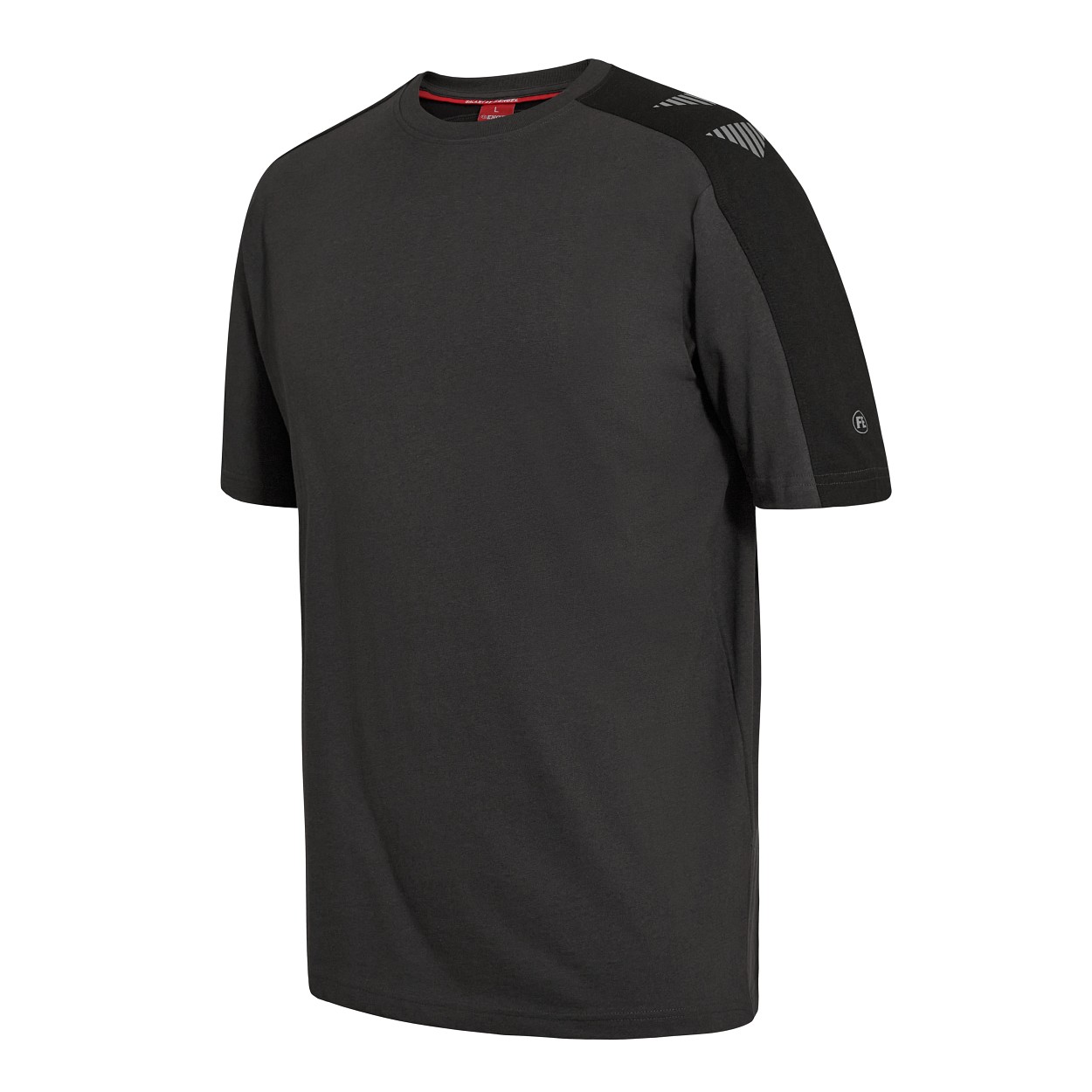 ENGEL Galaxy T-Shirt in Anthrazitgrau/Schwarz, Größe XS