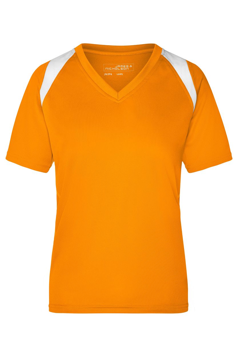 Ladies' Running-T "JN396" in Orange/White, Größe 2XL - Daiber
