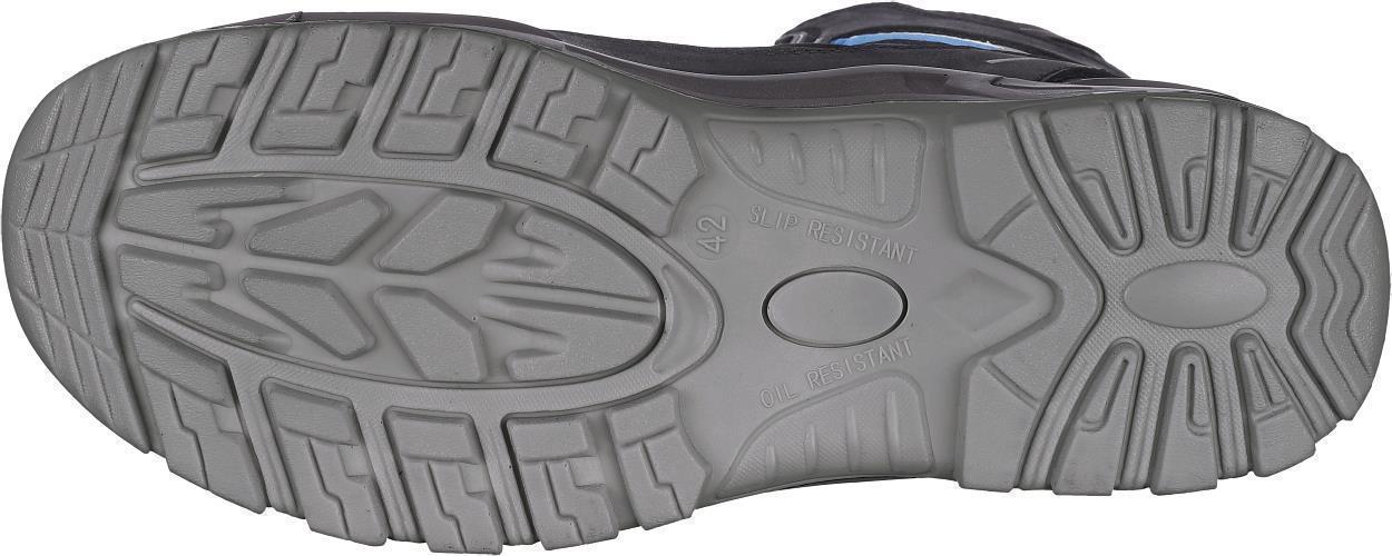 Stiefel niedrig L6141 Porto in Schwarz, Gr. 48 von Leibwächter