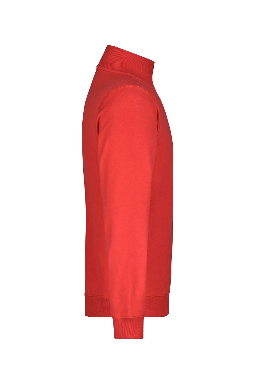 Round-Neck Zip "JN352" in Red, Größe 3XL - Daiber