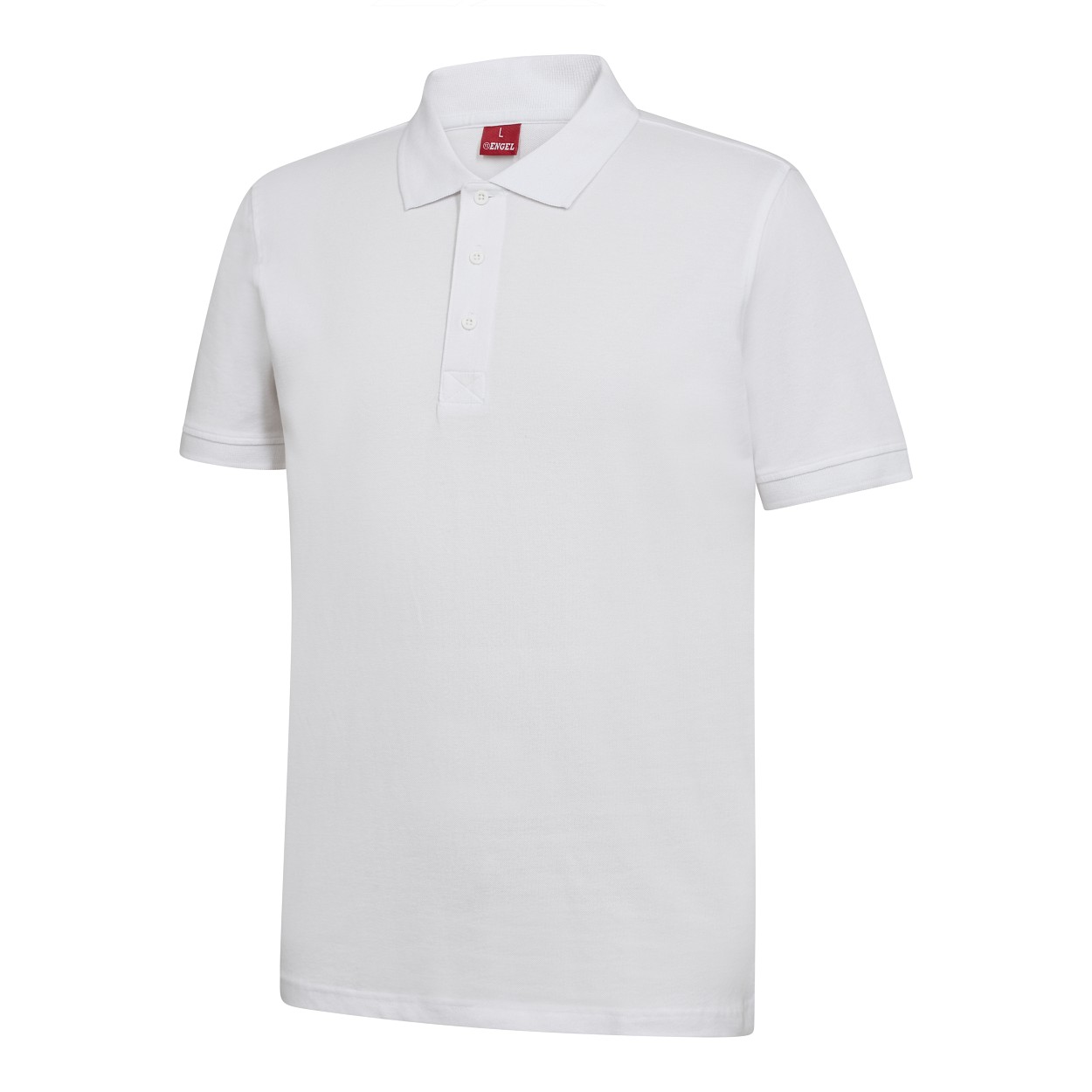 ENGEL Extend Poloshirt mit Stretch in Weiss, Größe XS