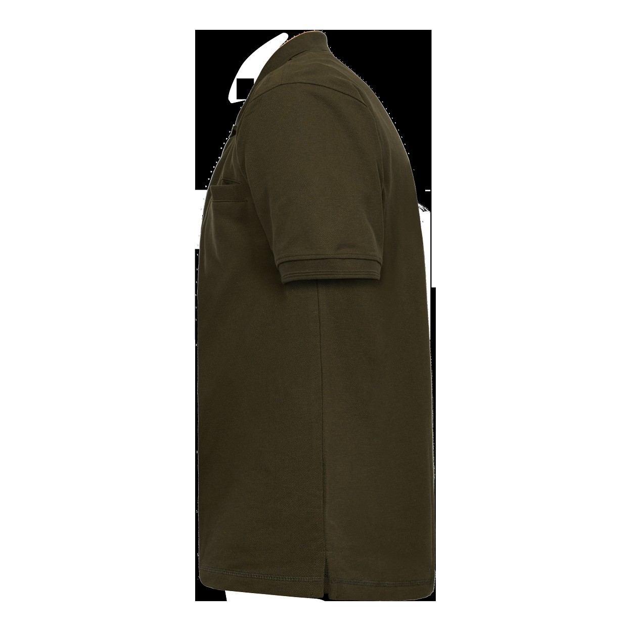 ENGEL Extend Poloshirt mit Brusttasche in Forest Green, Größe XS