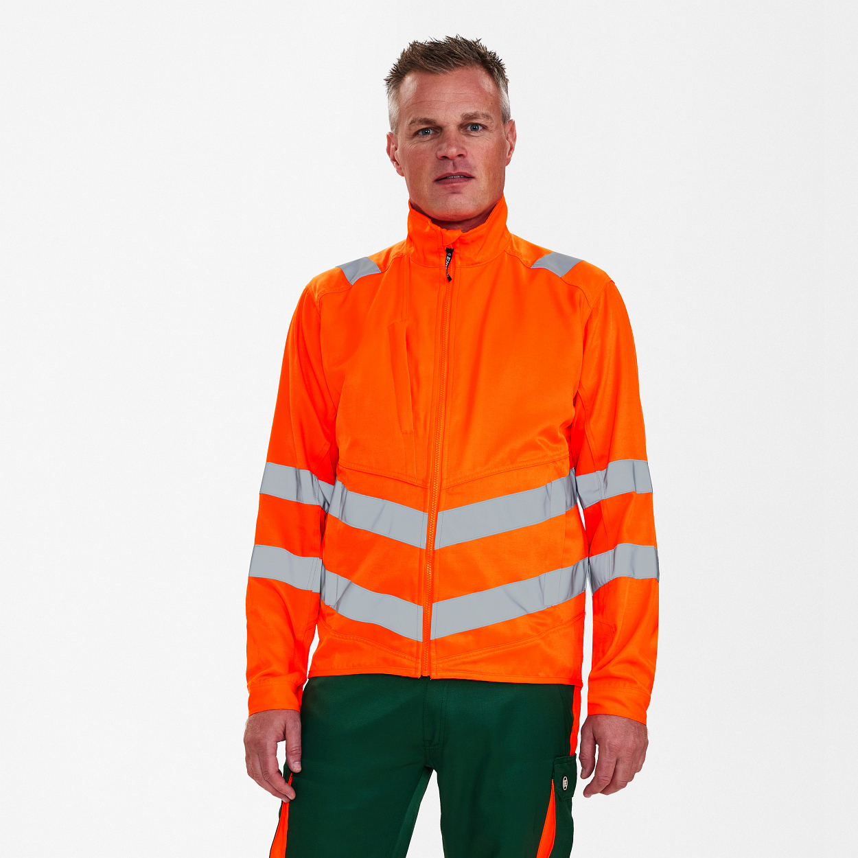 Safety Light Arbeitsjacke in Hi-vis Orange, Größe XS