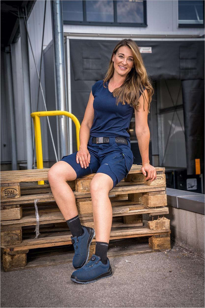 Damen Shorts Flex Line Marine/Schwarz FLXDK, Gr. 52 von Leibwächter