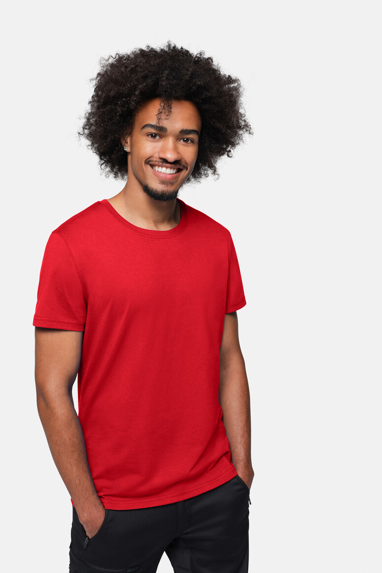 HAKRO 530 T-Shirt MIKRALINAR® ECO GRS in Rot, Größe S HAKRO 530 T-Shirt MIKRALINAR® ECO GRS in Rot, Größe S