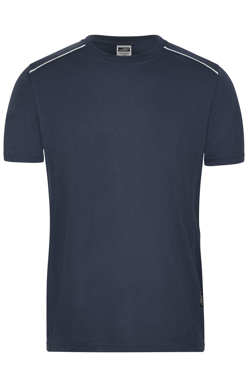 Men's Workwear T-Shirt - SOLID - OCS Blended "JN890" in Navy, Größe 6XL - Daiber