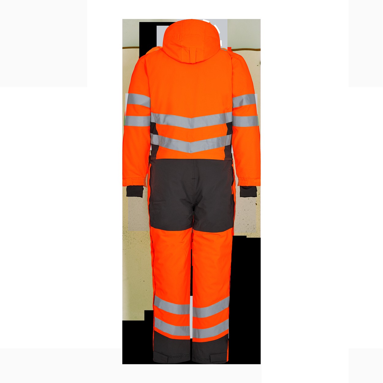 ENGEL Safety Winteroverall in Orange/Anthrazit Grau, Größe XS