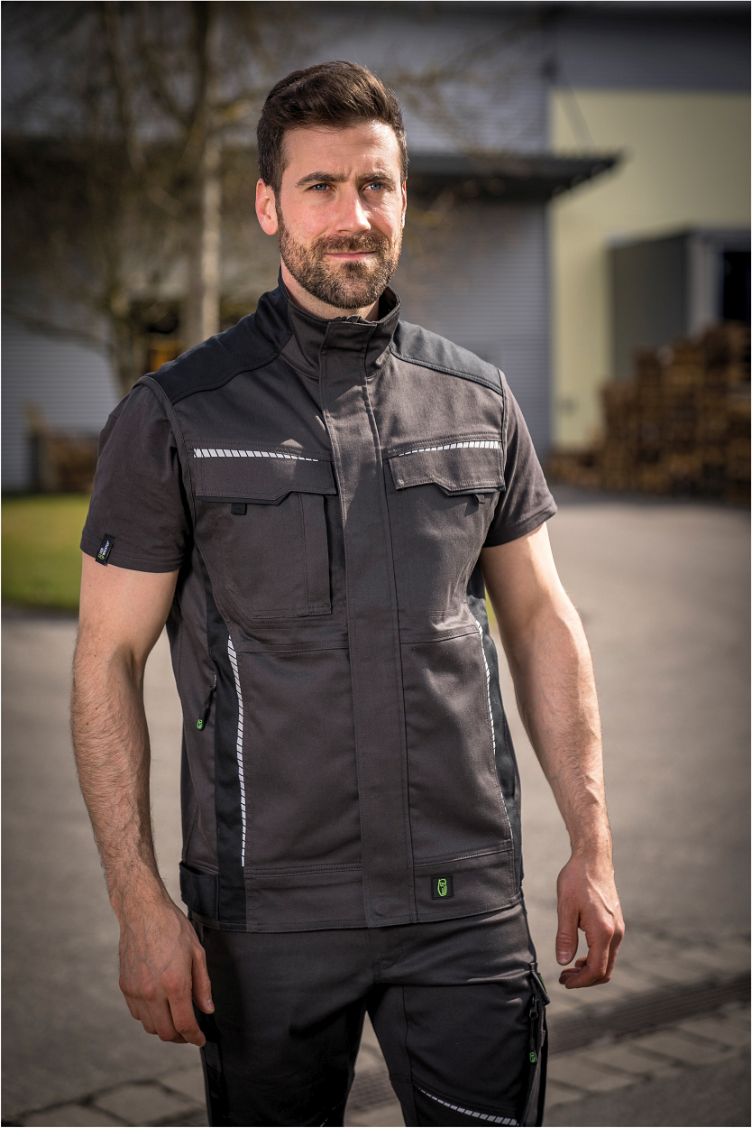 Weste FLEXV28 Flex Line in Anthrazit/Schwarz, Gr. 3XL von Leibwächter Weste FLEXV28 Flex Line in Anthrazit/Schwarz, Gr. 2XL von Leibwächter