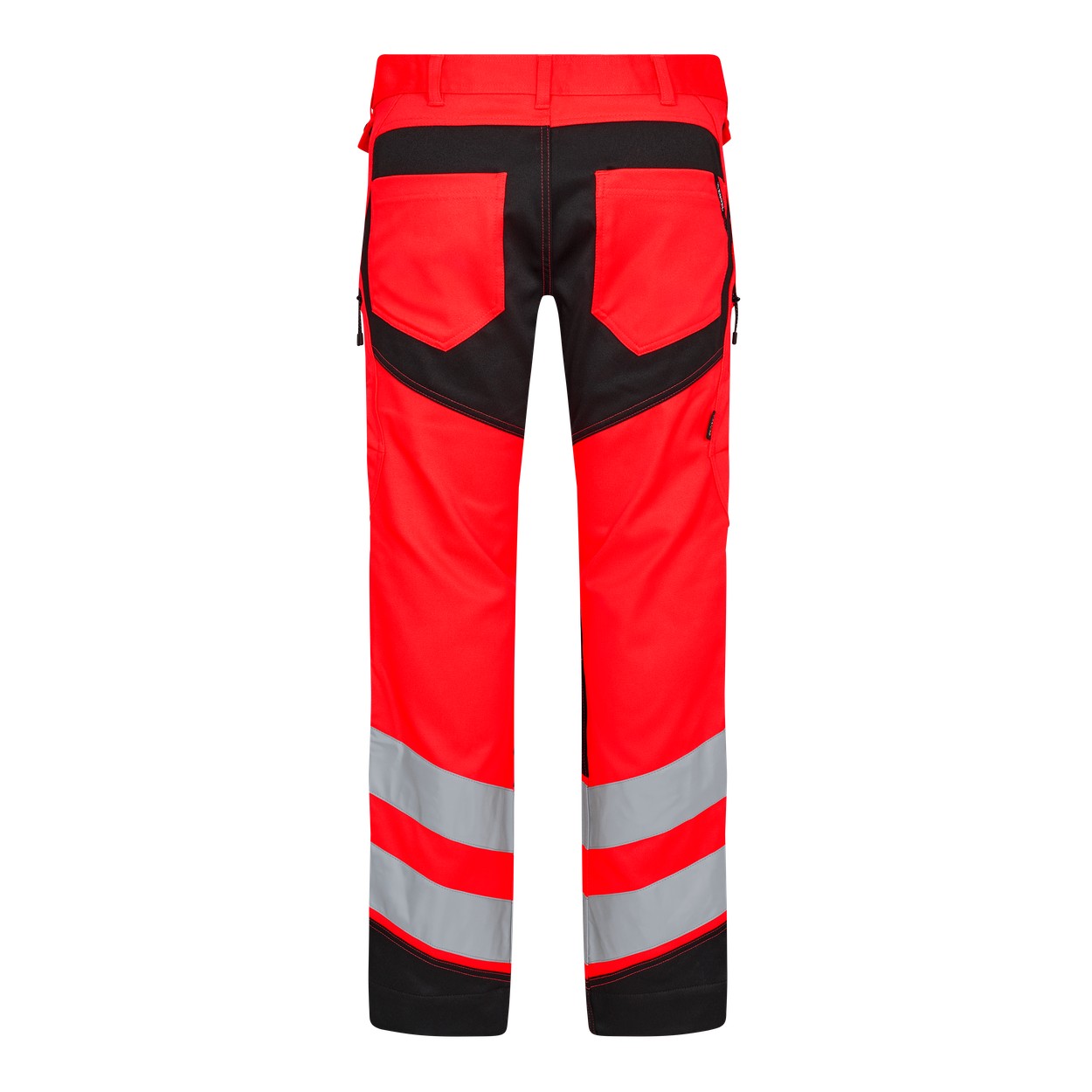 ENGEL Safety Arbeitshose mit 2-Wege-Stretch in Rot/Schwarz, Größe 26