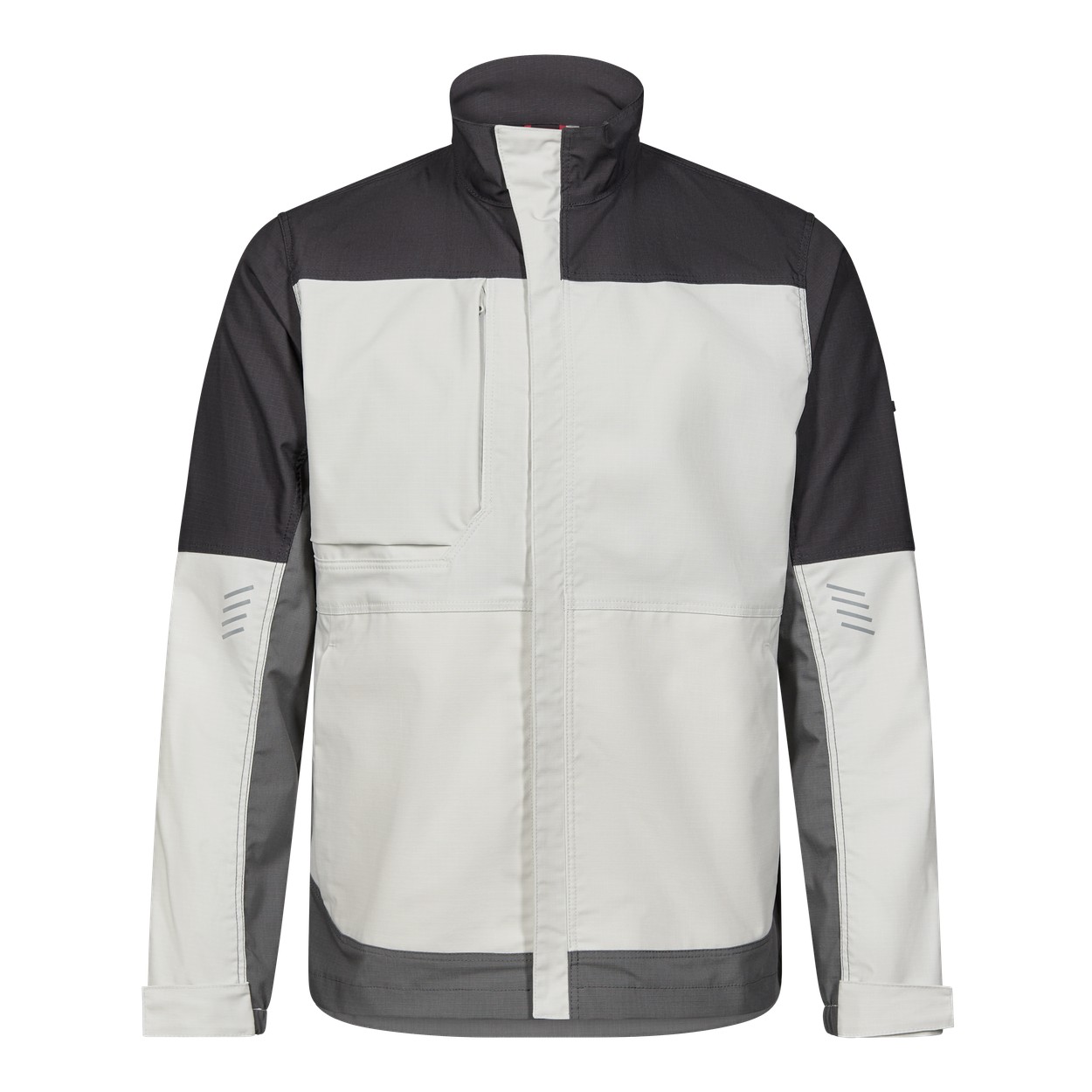 ENGEL Entire Arbeitsjacke mit 2-Wege-Stretch in Bone White / Anthracite Grey, Größe XS