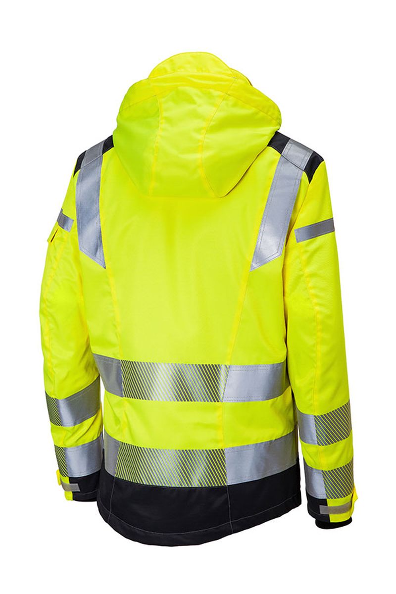 KÜBLER REFLECTIQ Wetterjacke SYMPATEX® PSA 2 KÜBLER REFLECTIQ Wetterjacke SYMPATEX® PSA 2 in Warnrot / Schwarz, Größe 4XL