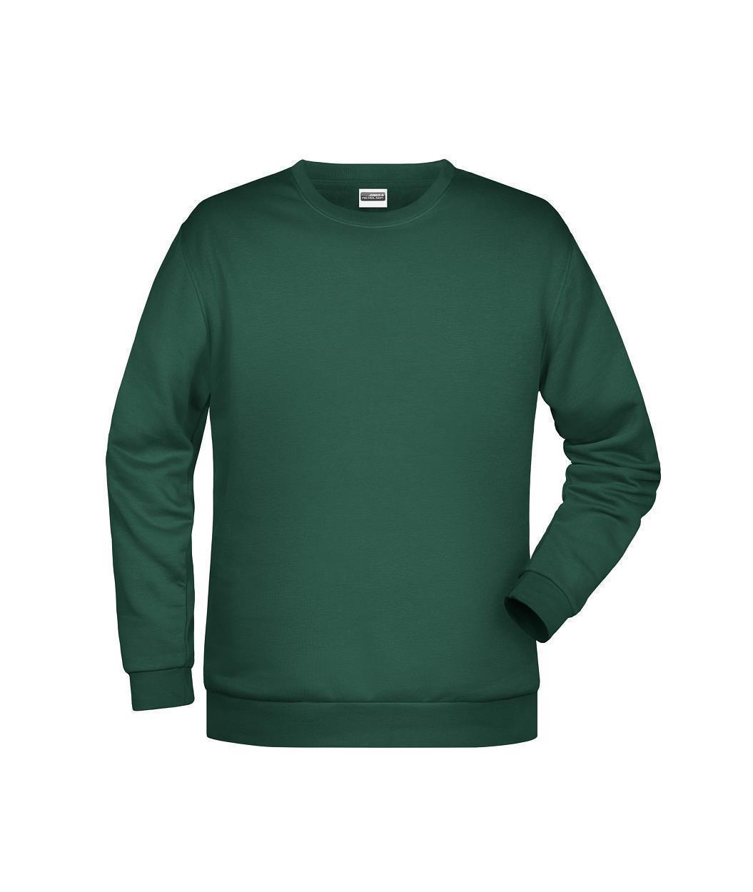 Men's Promo Sweat "JN794" in Dark-Green, Größe 5XL - Daiber