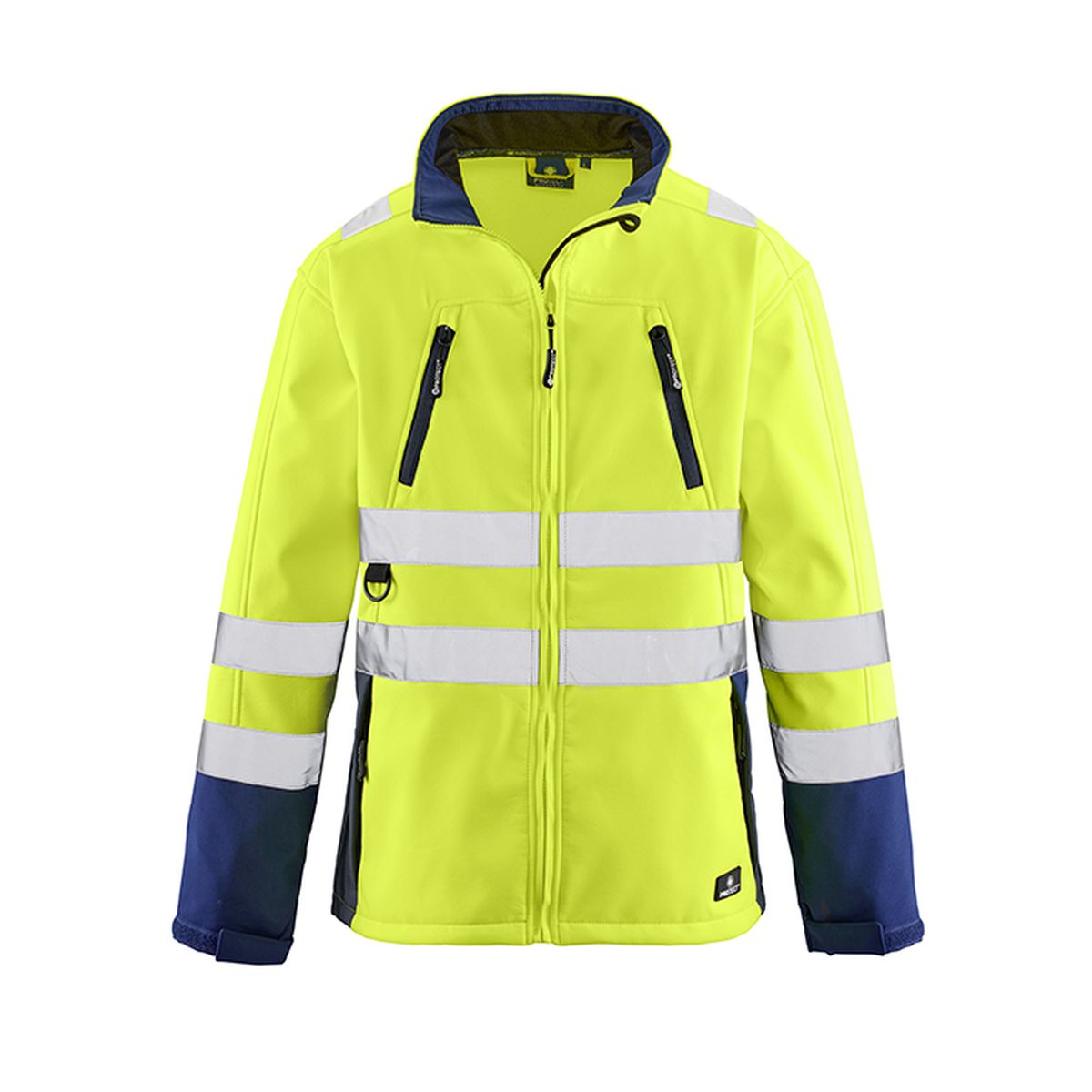4PROTECT® Warnschutz-Softshelljacke PITTSBURGH in Gelb, Größe 4XL