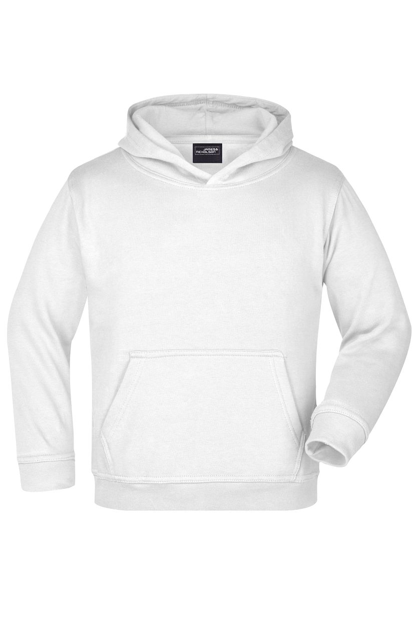 Hooded Sweat Junior "JN047K" in White, Größe 2XL - Daiber