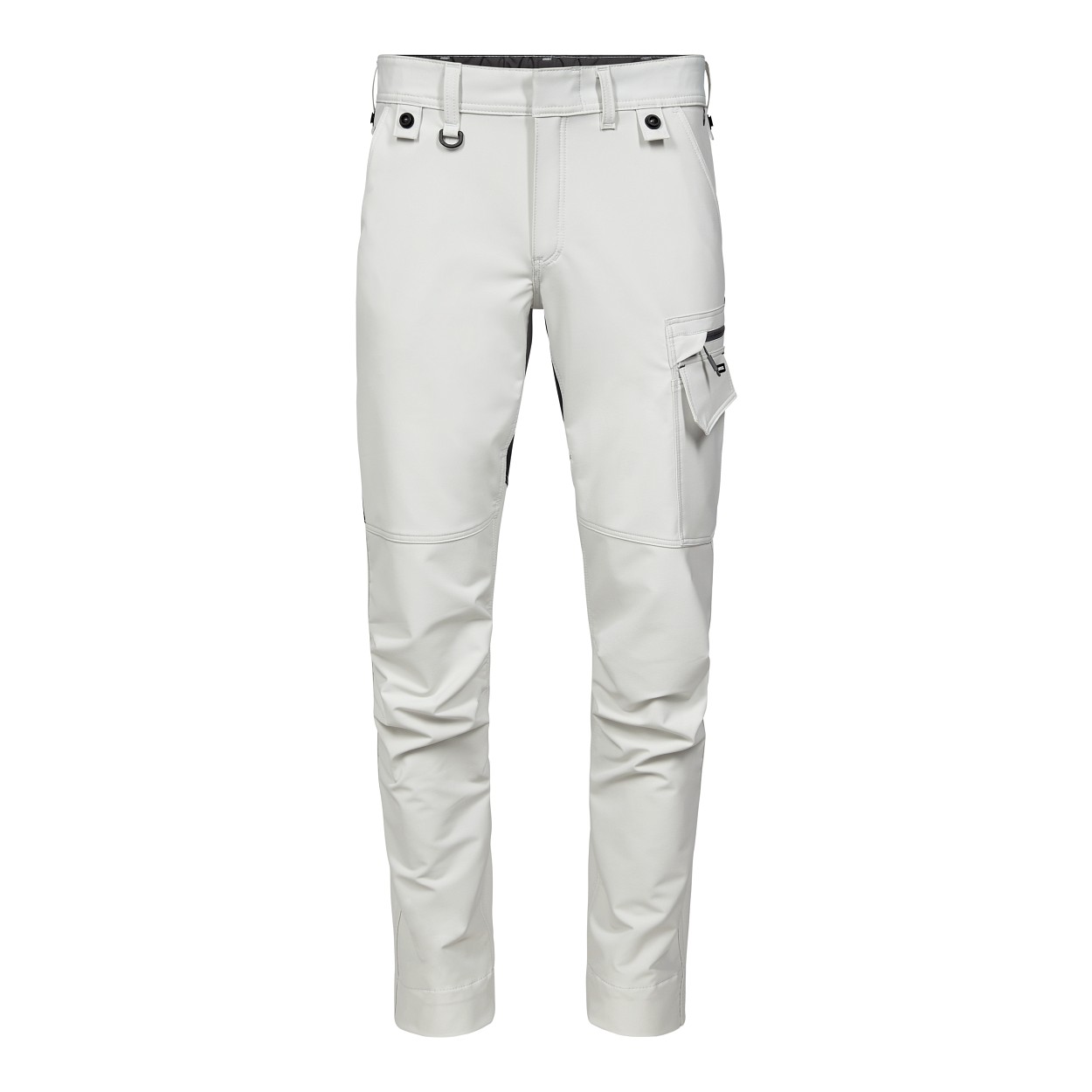 ENGEL Entire Servicehose mit 4-Wege Stretch in Bone White / Anthracite Grey, Größe 26