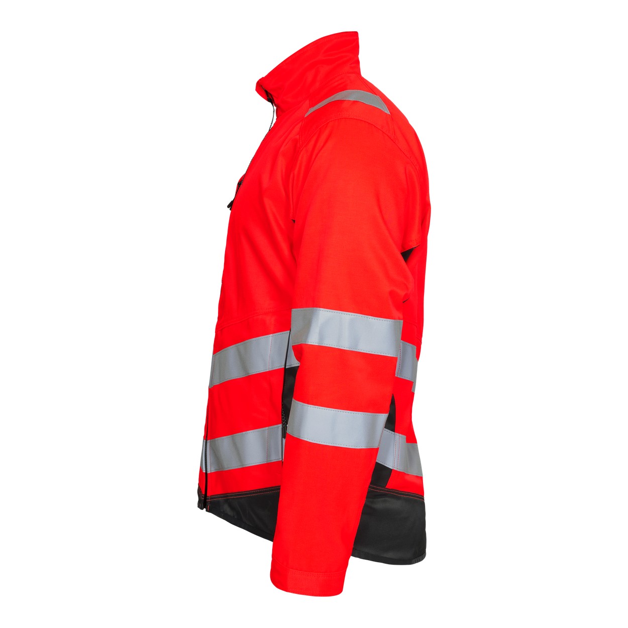 ENGEL Safety Light Arbeitsjacke in Rot/Schwarz, Größe XS