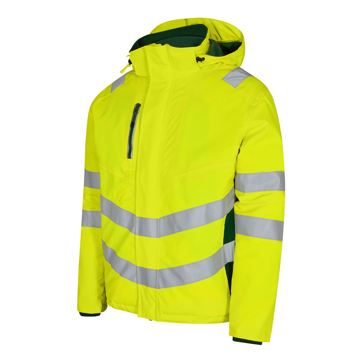 ENGEL Safety Winterjacke in Gelb/Grün, Größe XS