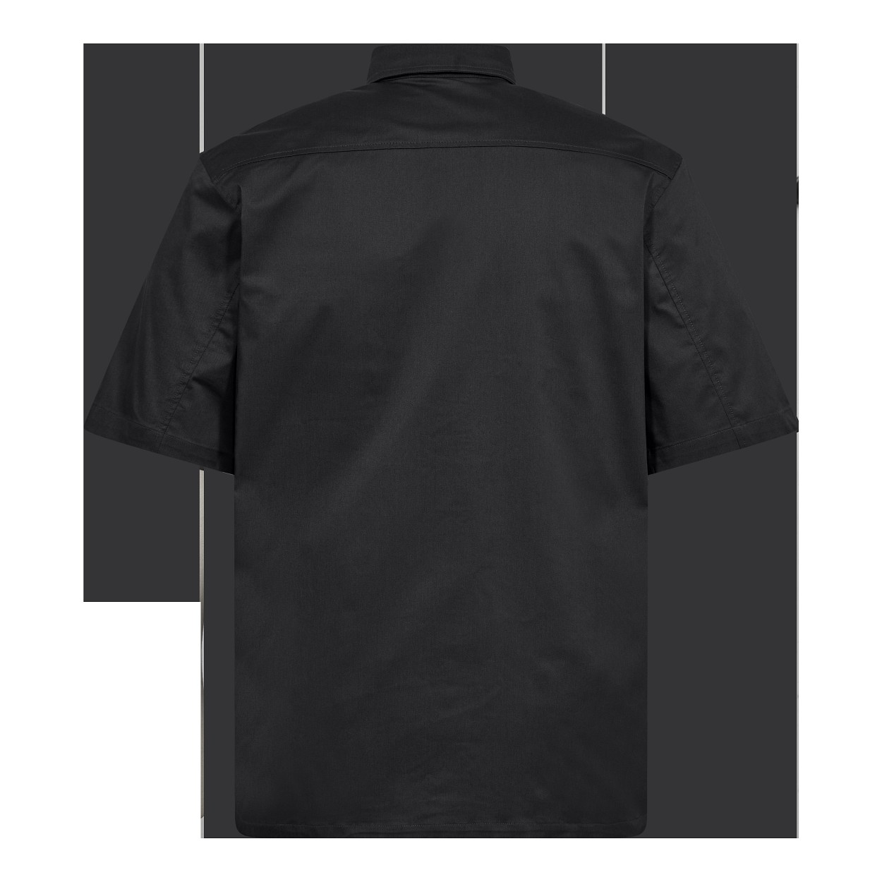 ENGEL Extend kurzärmliges Hemd mit Stretch in Anthrazit Grau, Größe XS