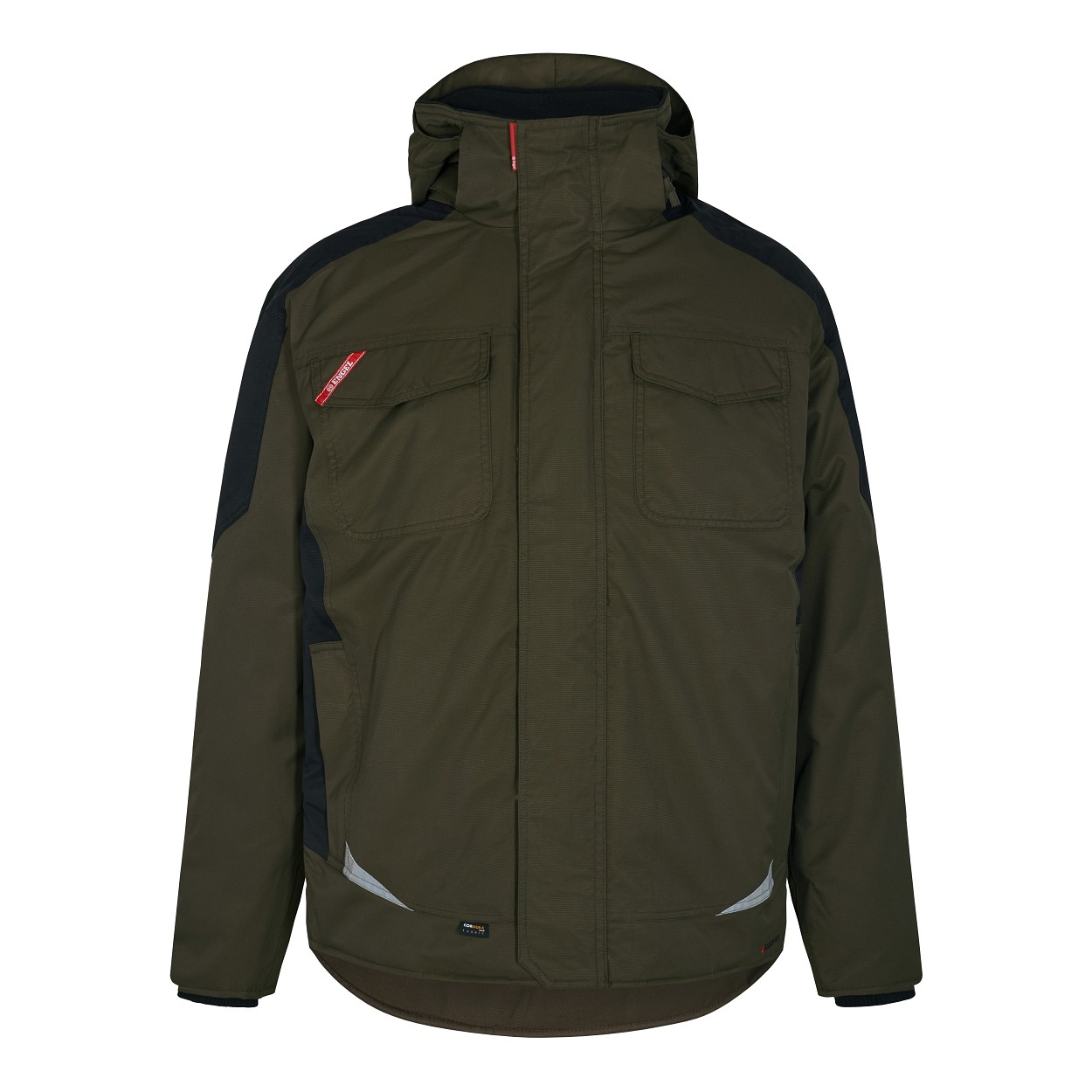 ENGEL Galaxy Winterjacke in Forest Green/Schwarz, Größe XS