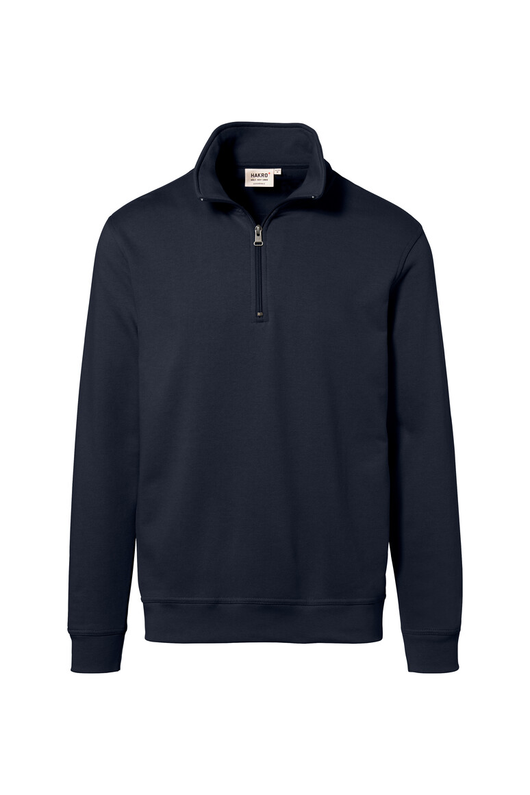 HAKRO 451 Zip-Sweatshirt Premium in Tinte, Größe 6XL