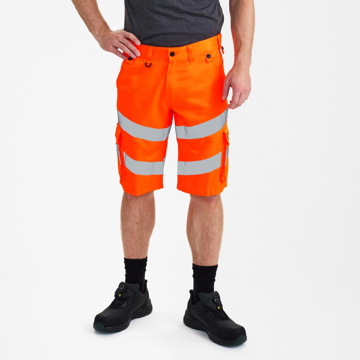 ENGEL Safety Light Arbeitsshorts in Hi-vis Orange, Größe 54