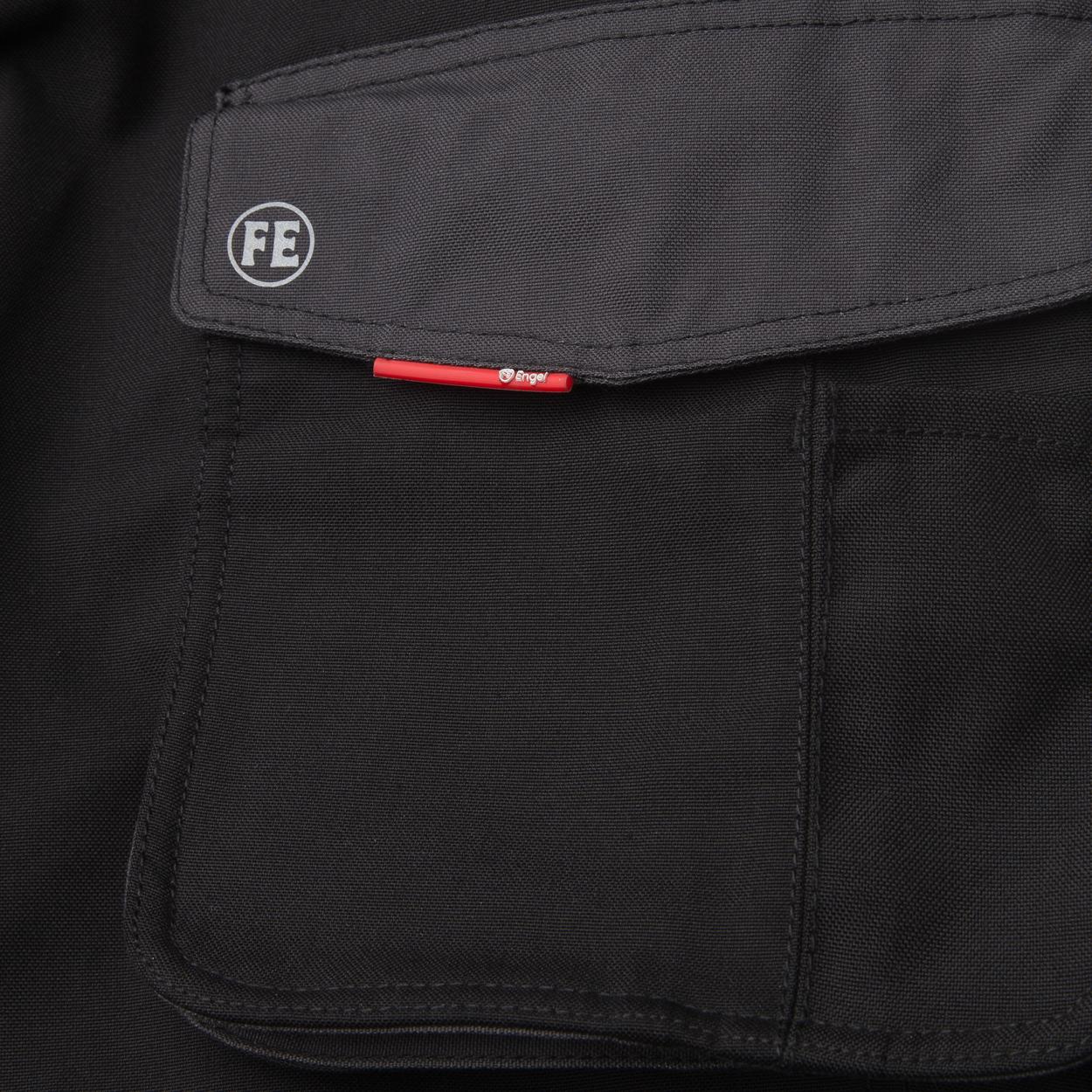 ENGEL Galaxy Overall in Schwarz/Anthrazit Grau, Größe XS