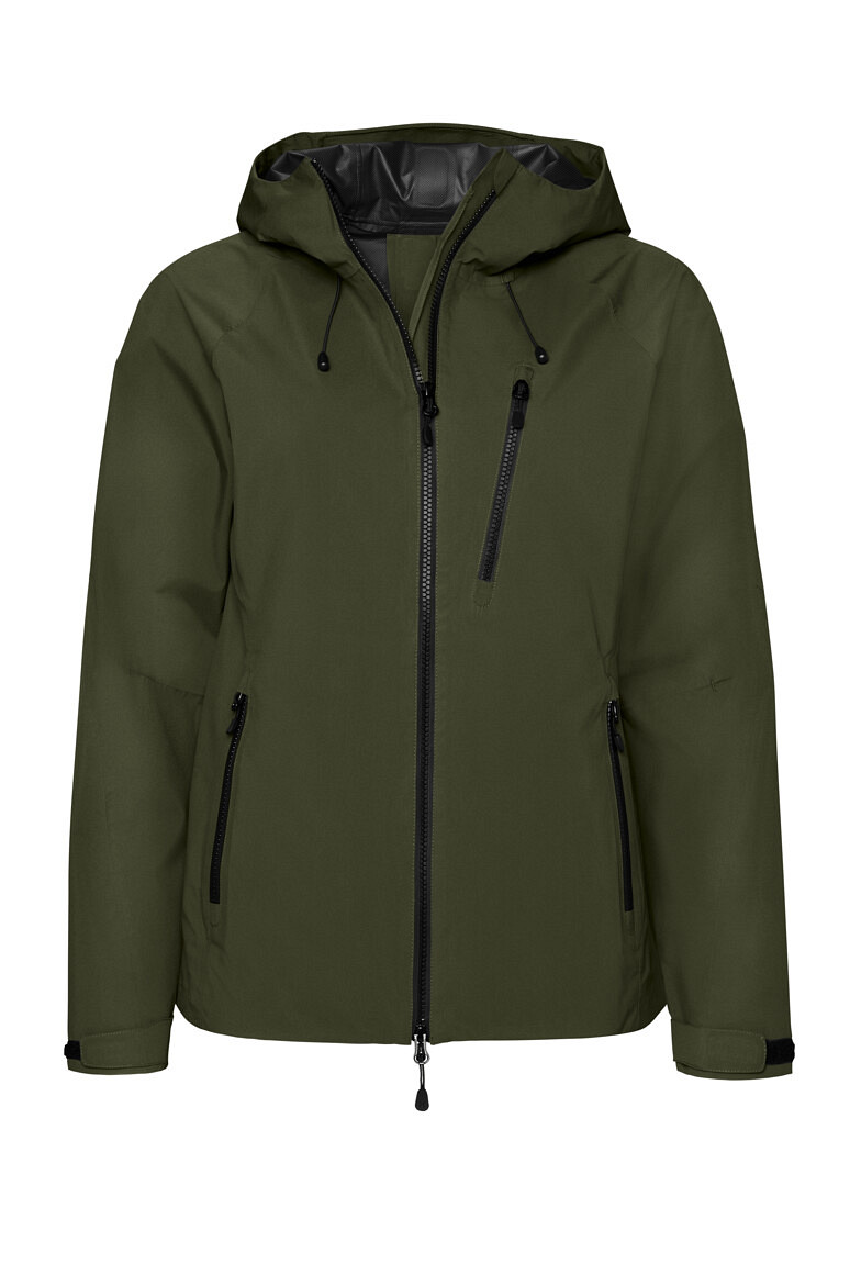 HAKRO 284 Damen High Activejacke ECO in olive, Größe 3XL