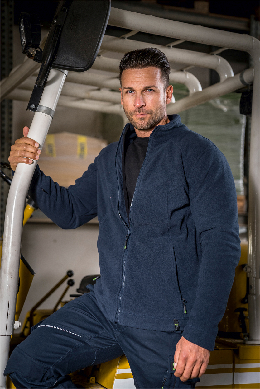 Polar-Fleecejacke Unisex CAFLJ, Gr. 2XL von Leibwächter