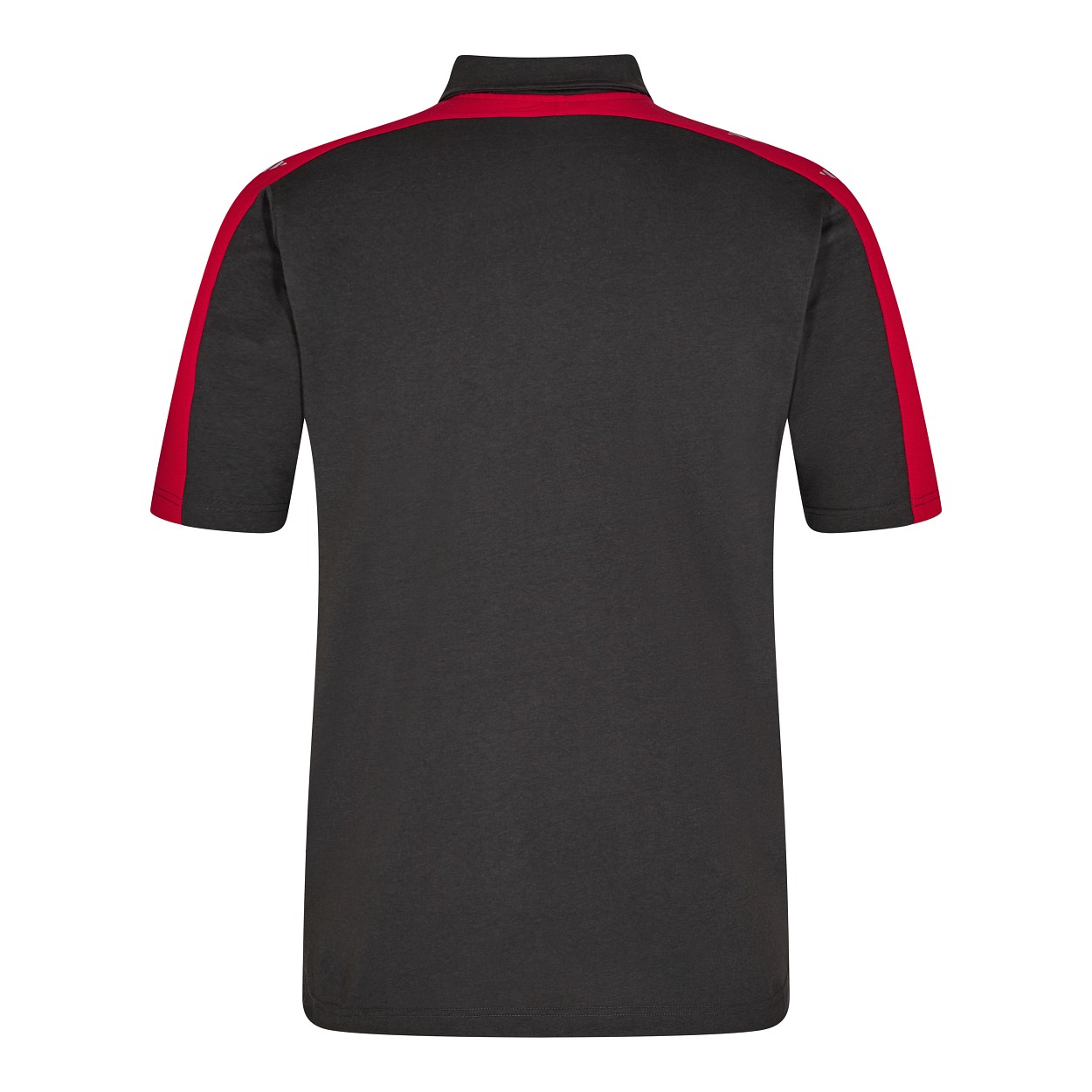 ENGEL Galaxy Poloshirt in Anthrazit Grau/Tomato Red, Größe XS