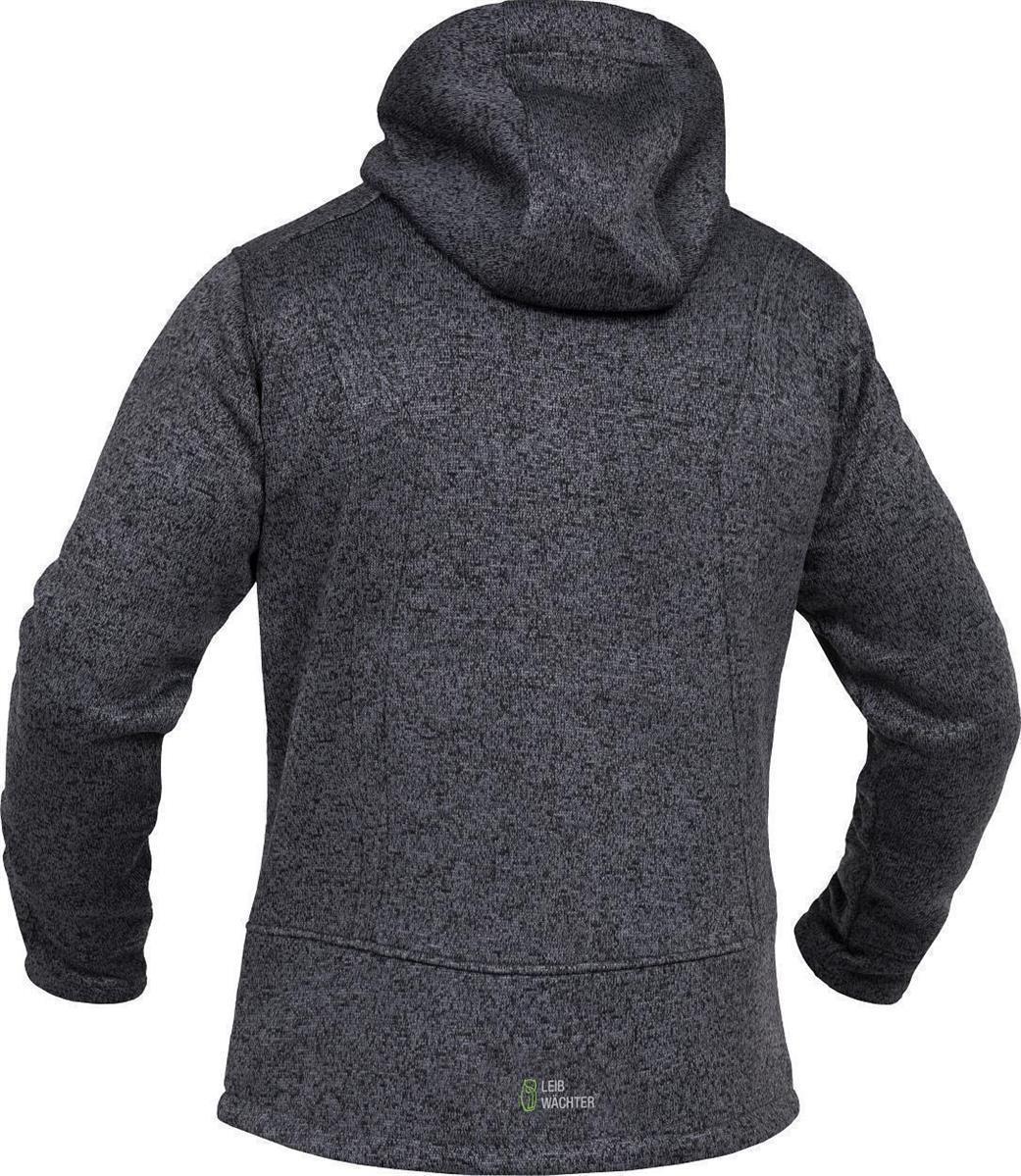 Strickjacke Casual Line Unisex Grau CASTJ, Gr. 2XL von Leibwächter