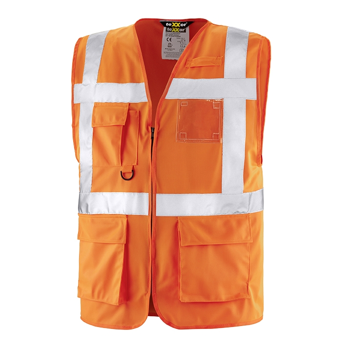 teXXor® Warnschutz-Weste DUNDAS in Orange, Größe 3XL