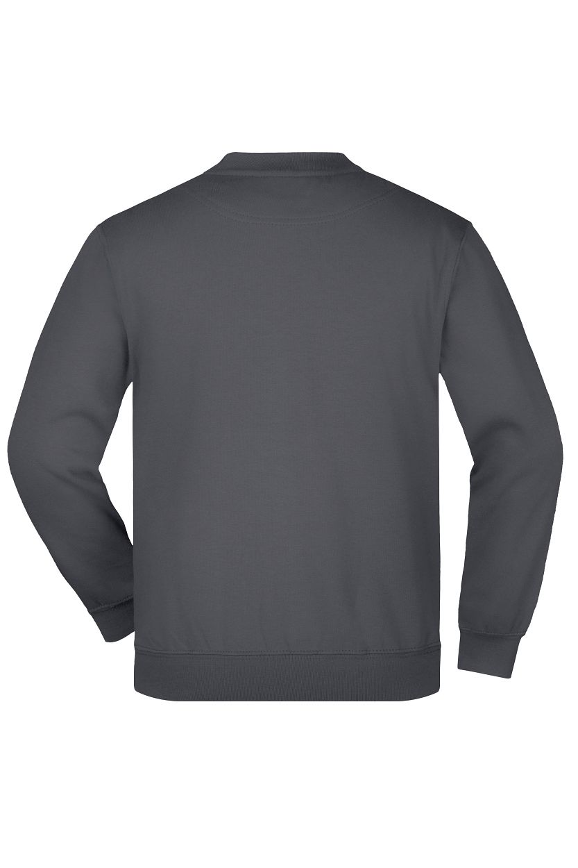 Round-Sweat Heavy Junior "JN040K" in Carbon, Größe 2XL - Daiber