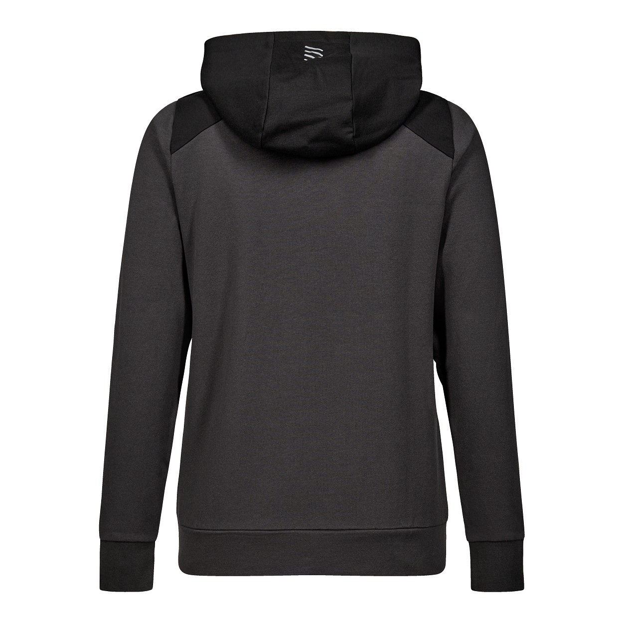 ENGEL Entire Damen Sweatcardigan mit Kapuze in Anthrazitgrau/Schwarz, Größe 3XL