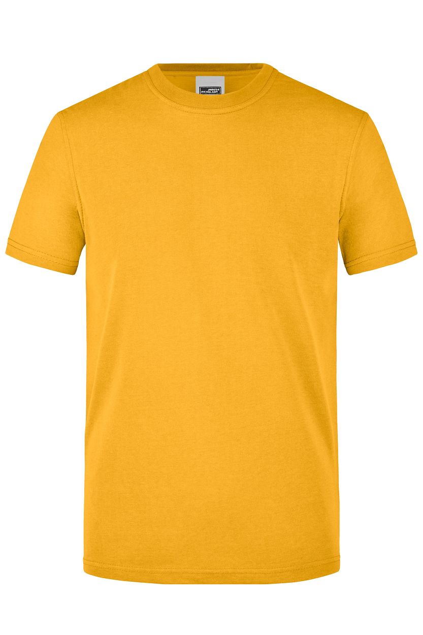Men's Workwear T-Shirt "JN838" in Gold-Yellow, Größe 6XL - Daiber