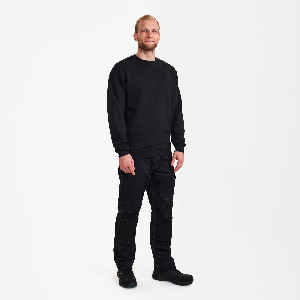 ENGEL Extend Sweatshirt in Schwarz, Größe XS