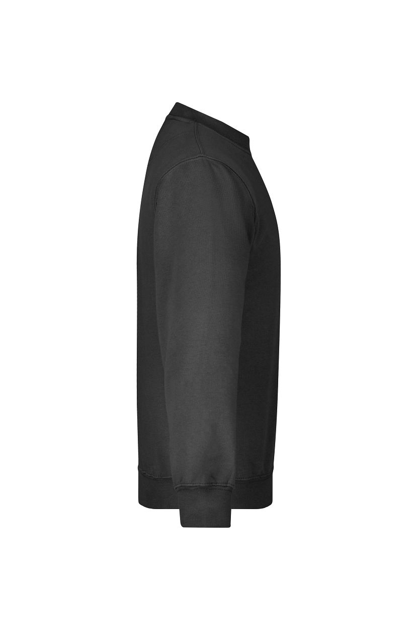 Round-Sweat Heavy Junior "JN040K" in Black, Größe 2XL - Daiber