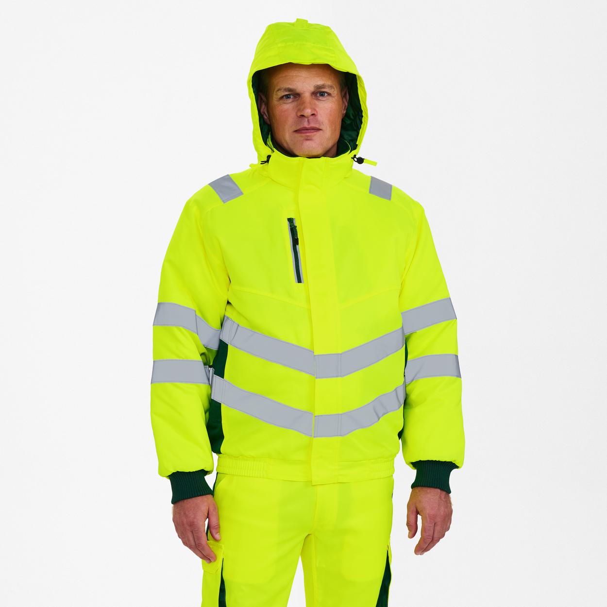 ENGEL Safety Pilotjacke in Gelb/Grün, Größe XS