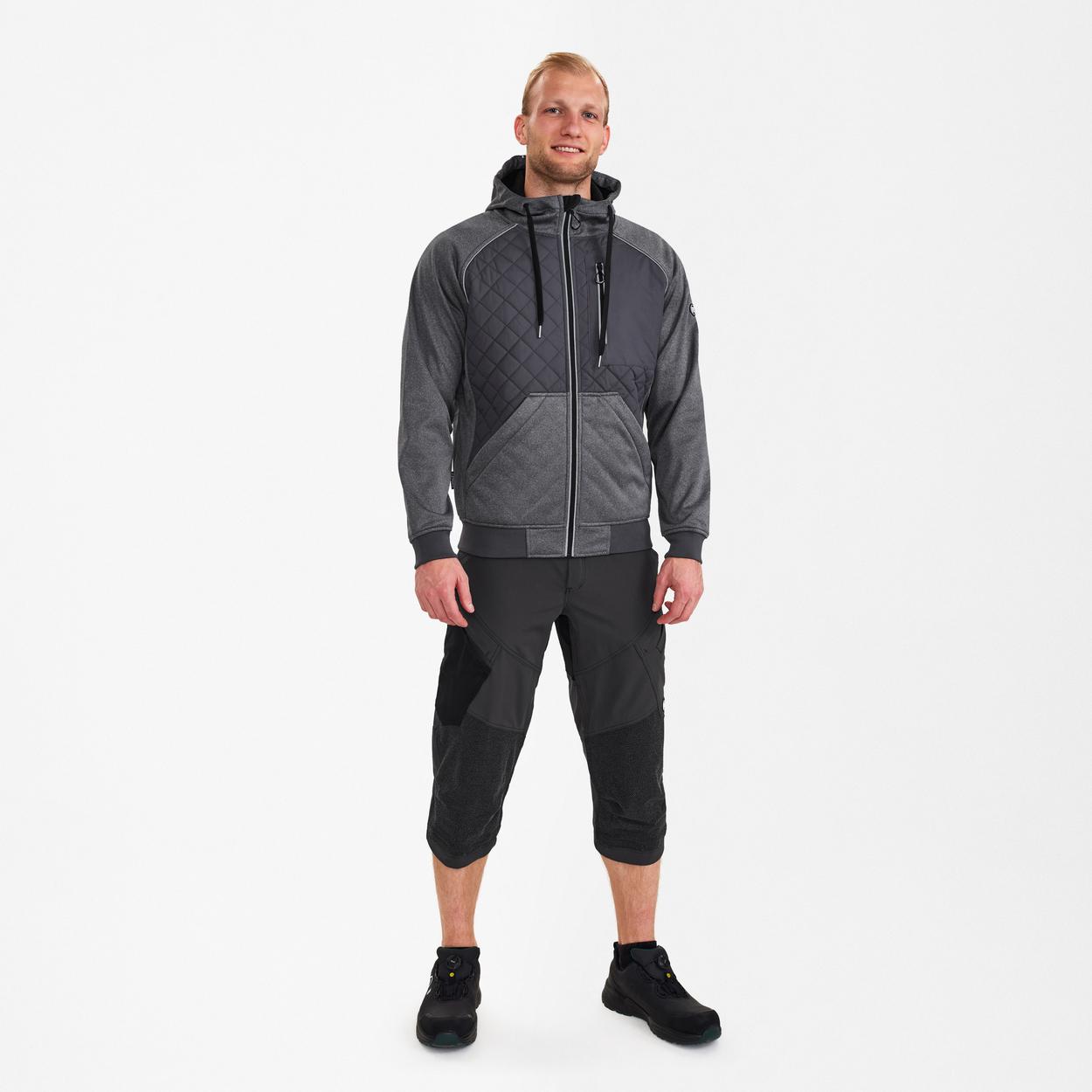 ENGEL X-treme Softshelljacke mit Kapuze in Anthrazit Grau, Größe XS