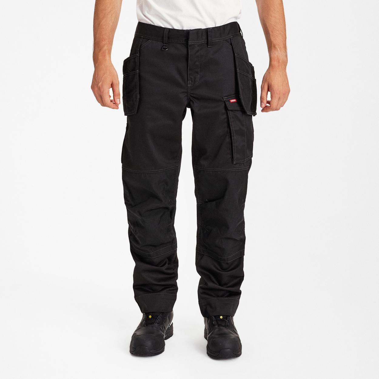 ENGEL Extend Arbeitshose mit Holstertaschen in Schwarz, Größe 26