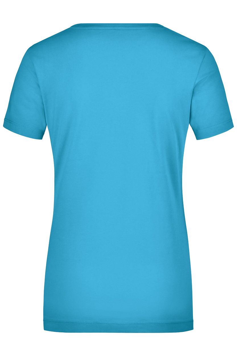 Ladies' Stretch Round-T "JN926" in Turquoise, Größe 2XL - Daiber