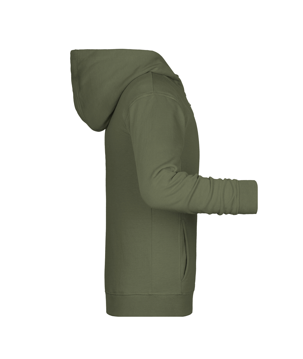 Children's Zip Hoody OCS Blended & RCS "8026K" in Olive, Größe 2XL - Daiber
