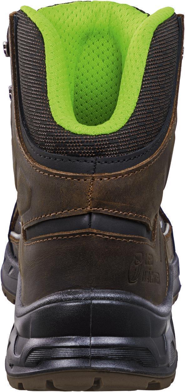 Stiefel niedrig L6315 Bremen in Schwarz/Braun, Gr. 47 von Leibwächter