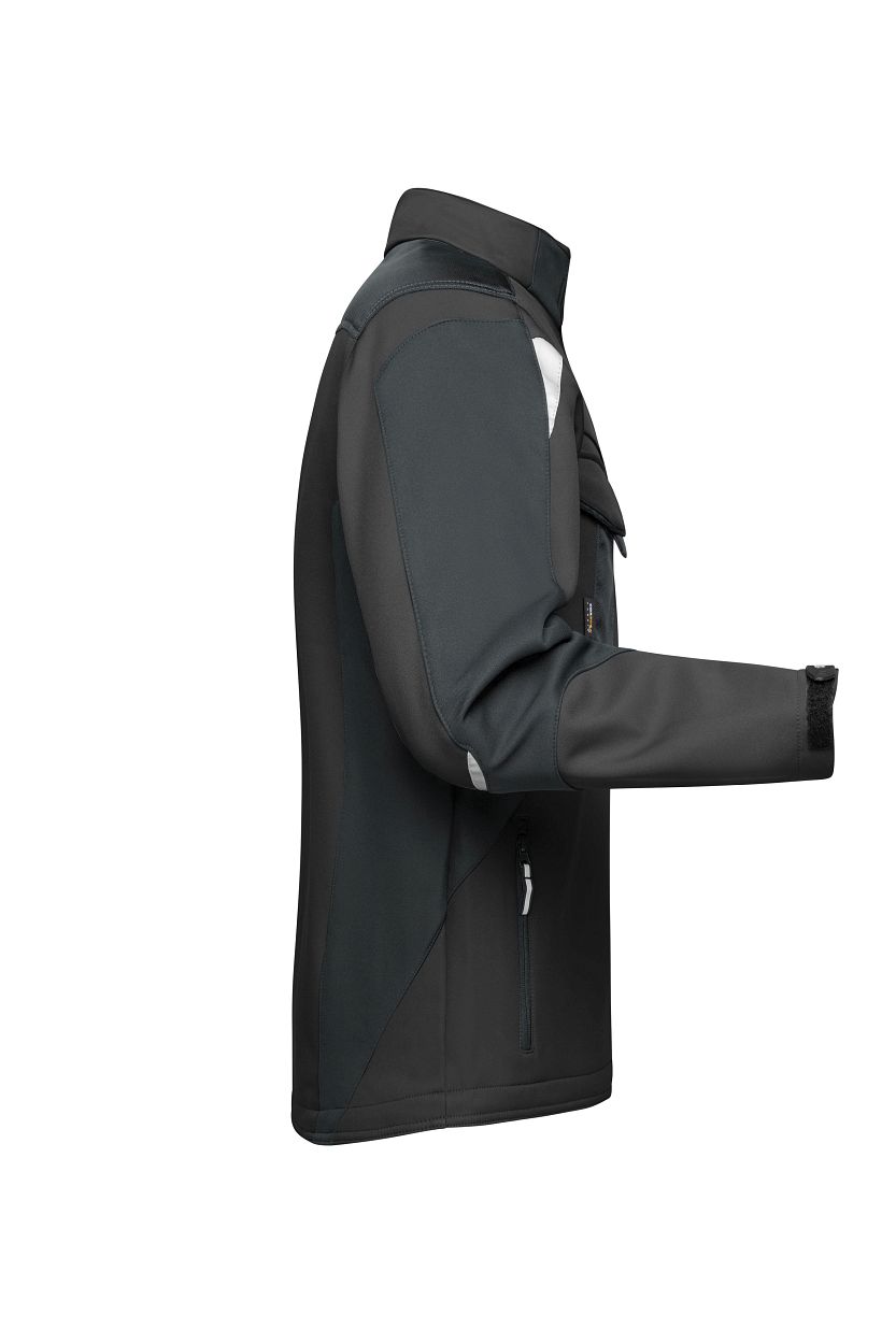 Workwear Softshell Jacket - STRONG - "JN844" in Black/Black, Größe 6XL - Daiber